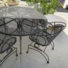 Iron Patio Table and Chairs Set above