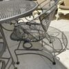 Iron Patio Table and Chairs Set chair