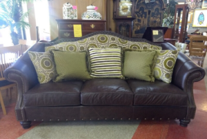 King Hickory Leather Sofa