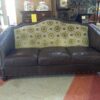 King Hickory Leather Sofa no pillows