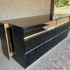 Modern Black Bedroom Set dresser