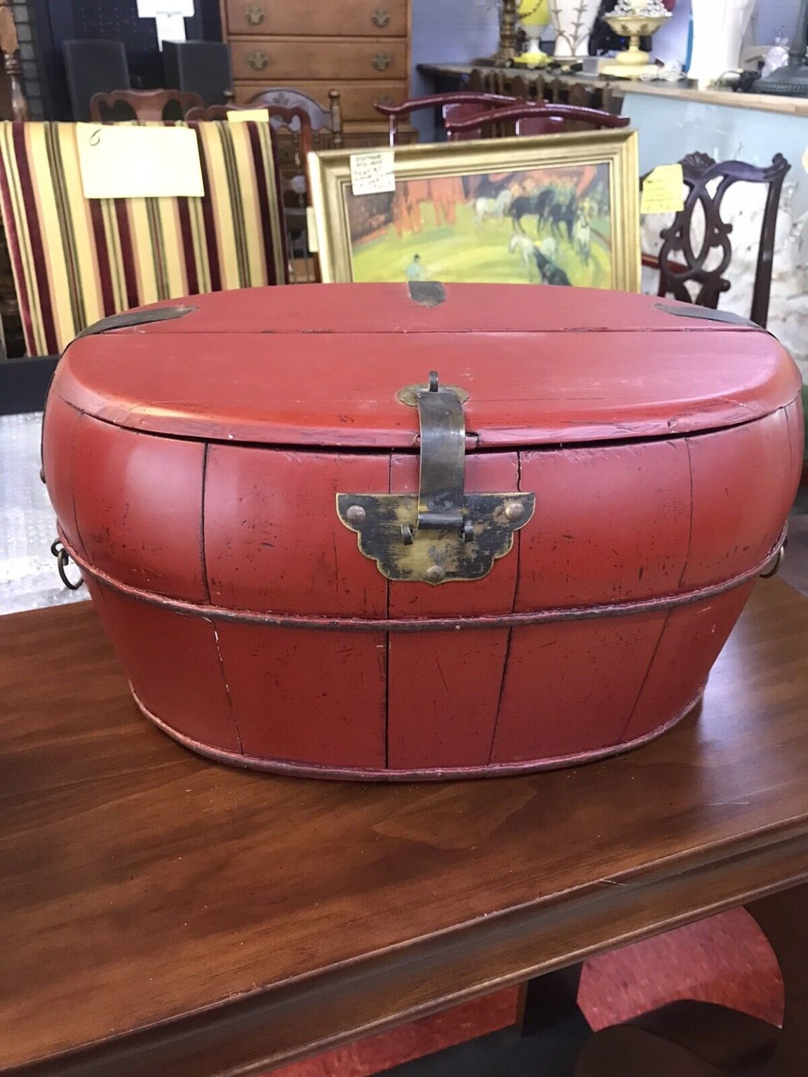 Red Lacquer Wedding Basket