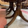 Antique Mahogany Triple Pedestal Dining Table base