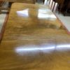 Antique Mahogany Triple Pedestal Dining Table full top
