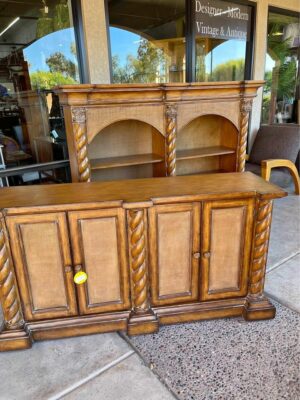Large Bookcase with Bottom Cabinet