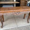 Large Console Table with Carvings front
