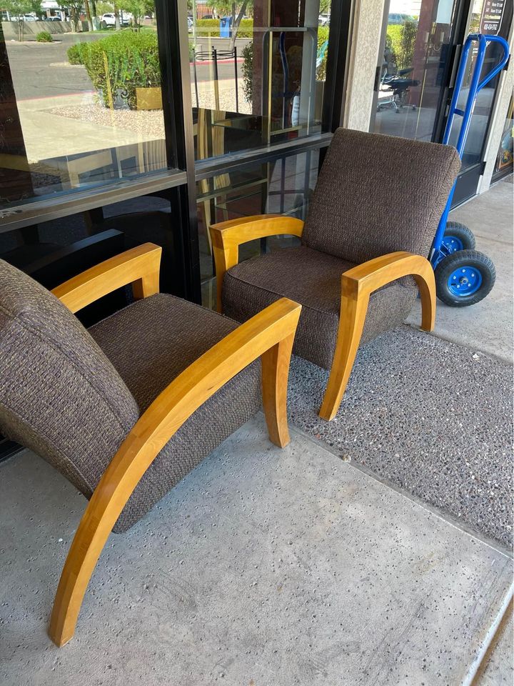 Pair of Modern Chairs side
