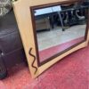 Two-Tone Wood Mirror line