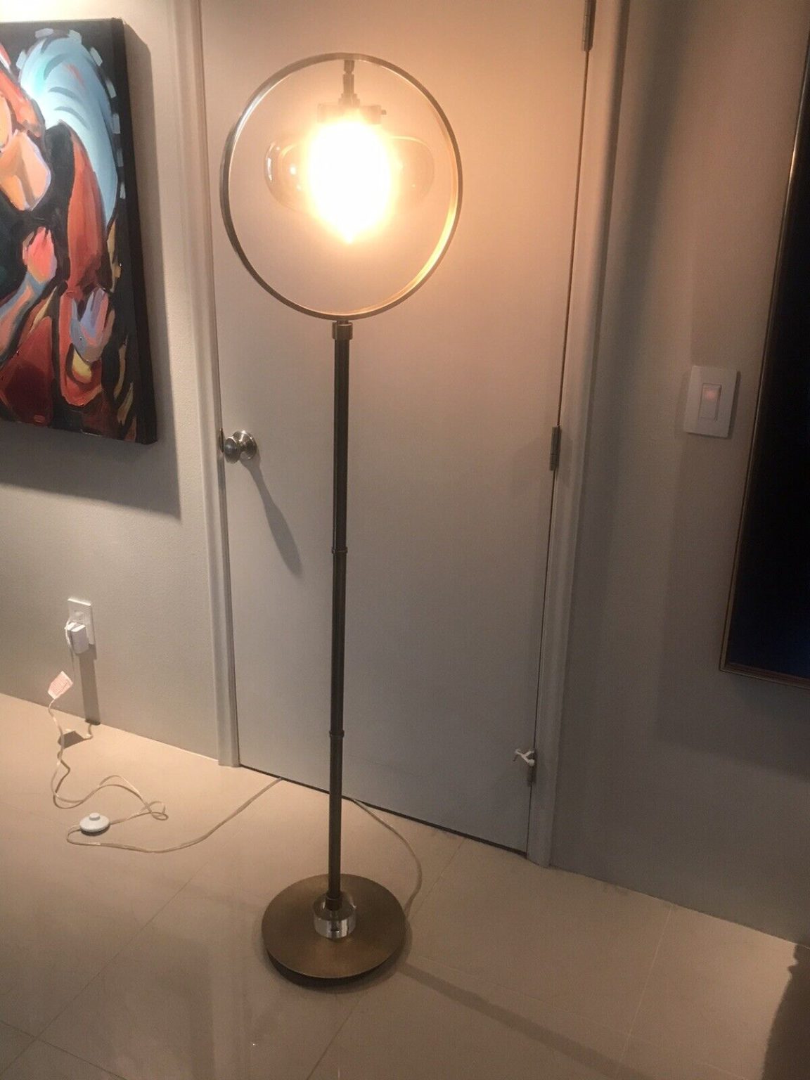 Uttermost Namura Edison Globe Floor Lamp light