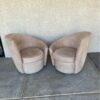Corkscrew Swivel Lounge Chairs