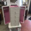 Standing Jewelry Armoire with Mirror sides