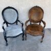 Black and Brown Occasional Chairs