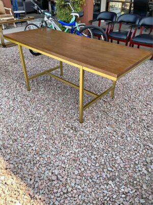 Dining Table with Gold Base