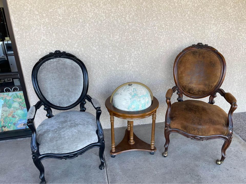 Large Globe with Stand chairs