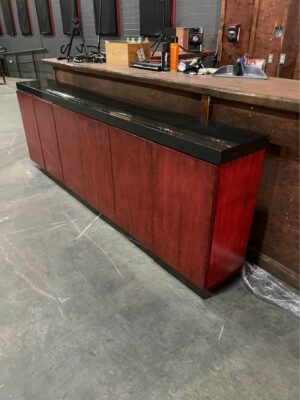 Long Cabinet with Granite Top