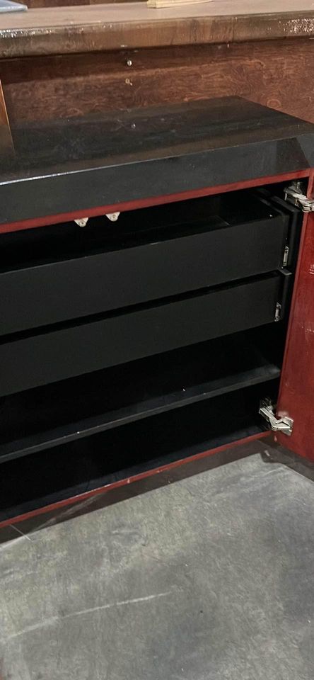 Long Cabinet with Granite Top right