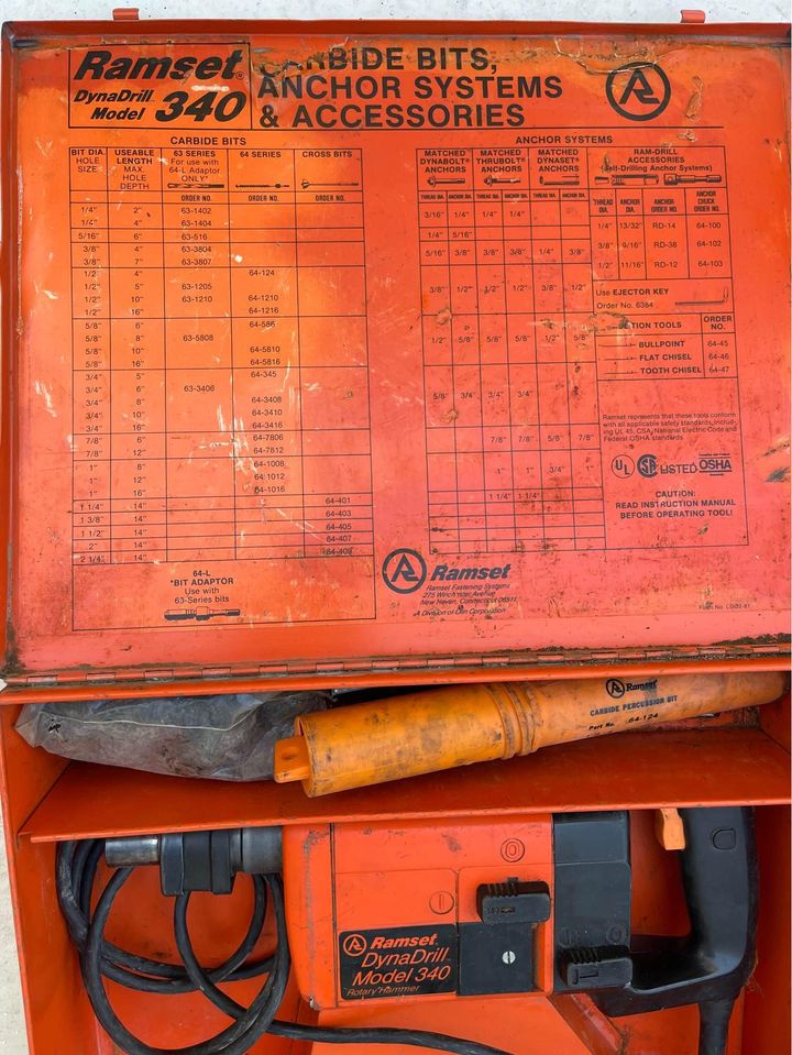 Ramset DynaDrill 340 Hammer Drill