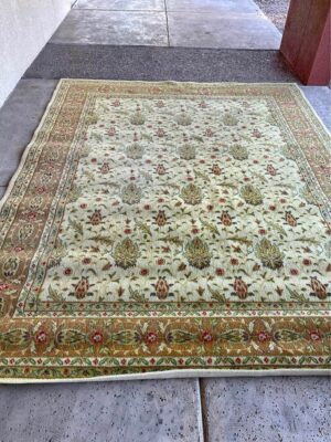 Green and Yellow Multicolor Rug