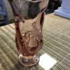 Fenton Ocean Waves Pink Glass Vase