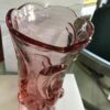 Fenton Ocean Waves Pink Glass Vase