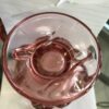 Fenton Ocean Waves Pink Glass Vase base