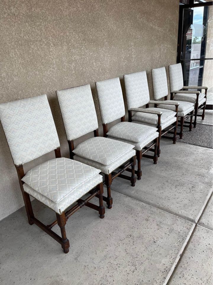 Set of 6 Vintage Dining Chairs