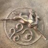 Solid Bronze 1930’s Art Deco Plate antelope Solid Bronze 1930’s Art Deco Plate antelope