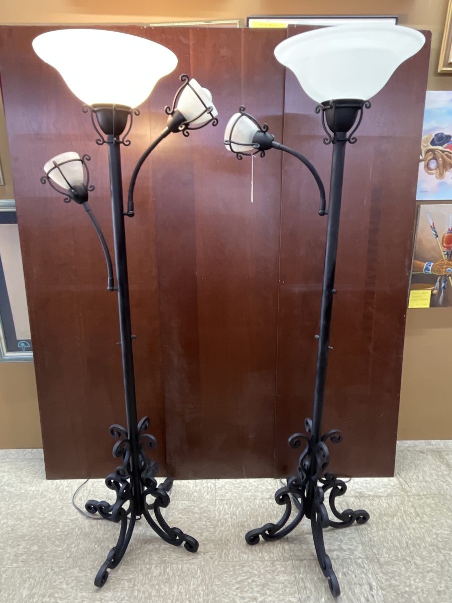 Custom Iron Standing Floor Lamp - 1 left