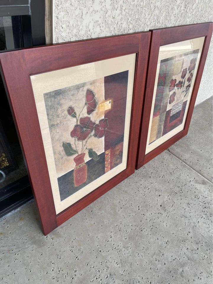 Framed Poppy Prints angle Framed Poppy Prints