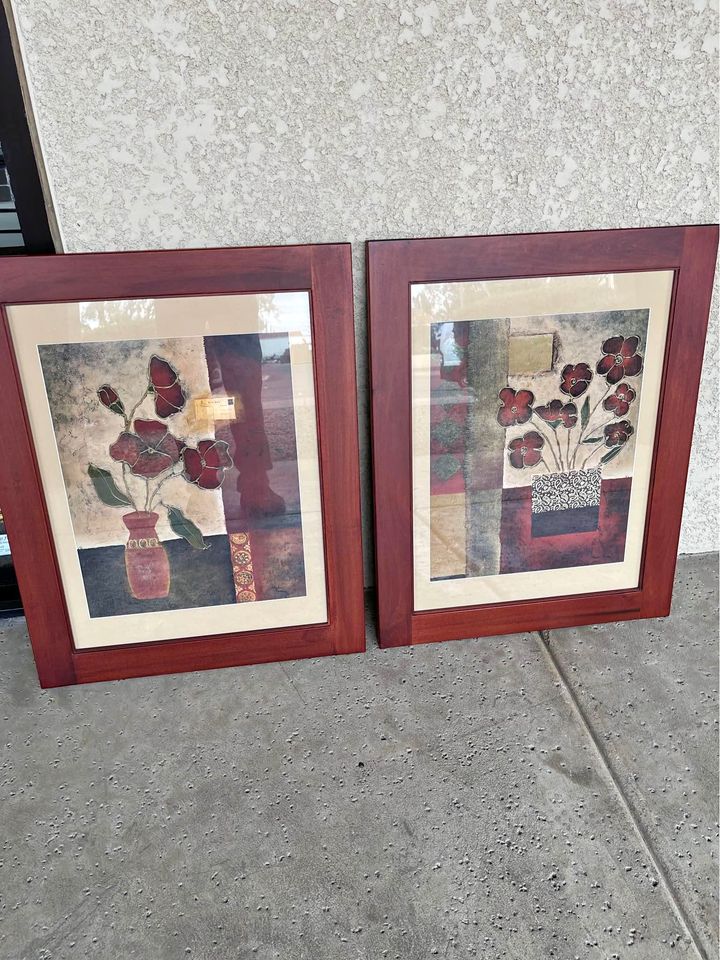 Framed Poppy Prints Framed Poppy Prints