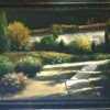 Garden Oil Painting by G. Reynolds