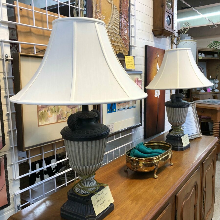 Lighting Pair of Urn Shaped Lamps