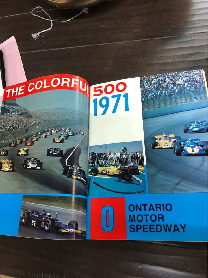 1972 California 500 Racing Program