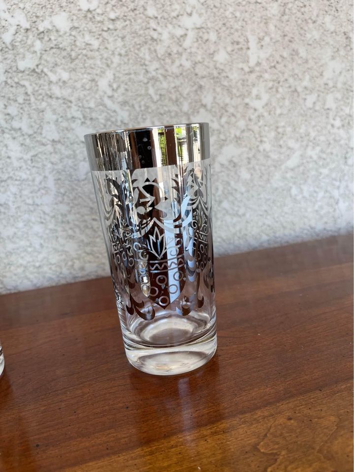 Barware Set - Glasses and Holder