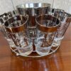 Barware Set - Glasses and Holder