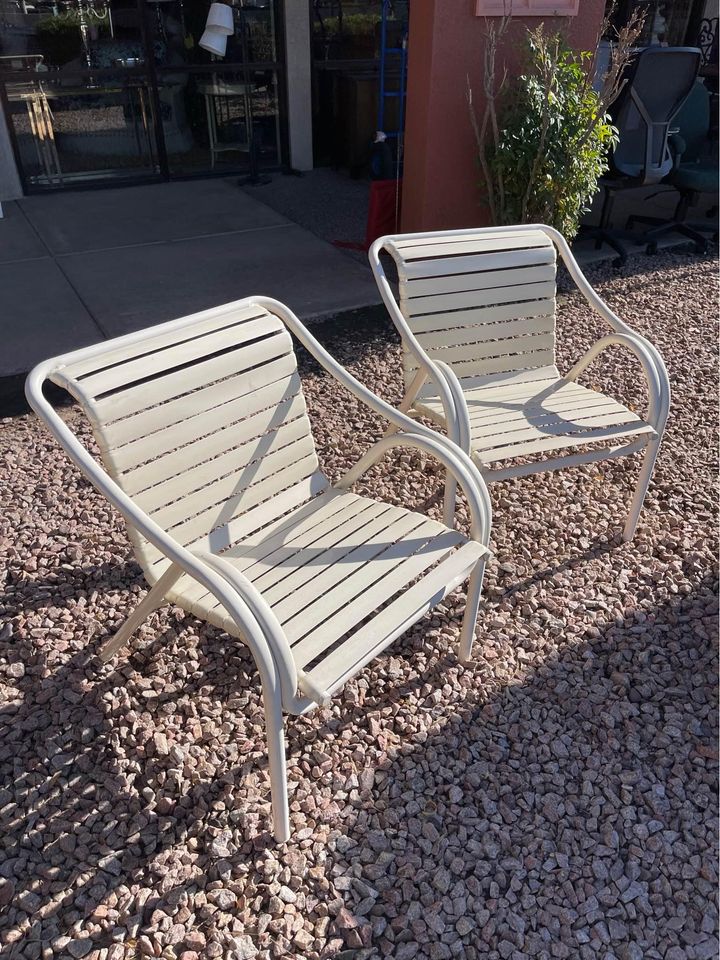 Brown Jordan Paragon Patio Chairs - Set of 2