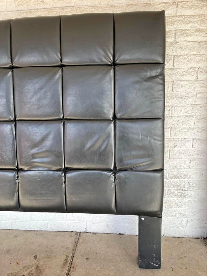 Extra Large Padded Leather Headboard