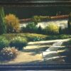 Garden Oil Painting by G. Reynolds