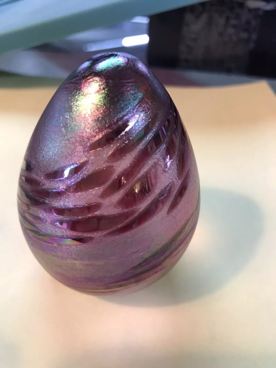 OBG Art Glass Paperweight OBG Art Glass Paperweight