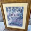 Scenic Prints with Gold Wood Frames stairs print Scenic Prints with Gold Wood Frames