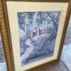 Scenic Prints with Gold Wood Frames stairs print 2 Scenic Prints with Gold Wood Frames