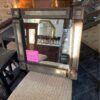 Small Square Rustic Mirror