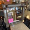 Small Square Rustic Mirror