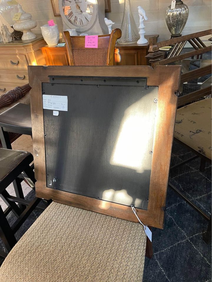 Small Square Rustic Mirror