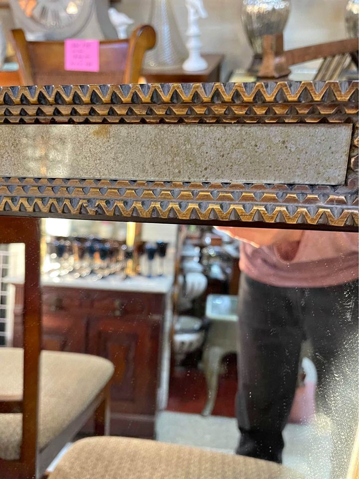 Small Square Rustic Mirror