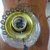 Antique Sandwich Glass Electric Lamp