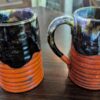 Japanese Sumida Gawa Pitcher and Mugs Set