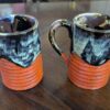 Japanese Sumida Gawa Pitcher and Mugs Set