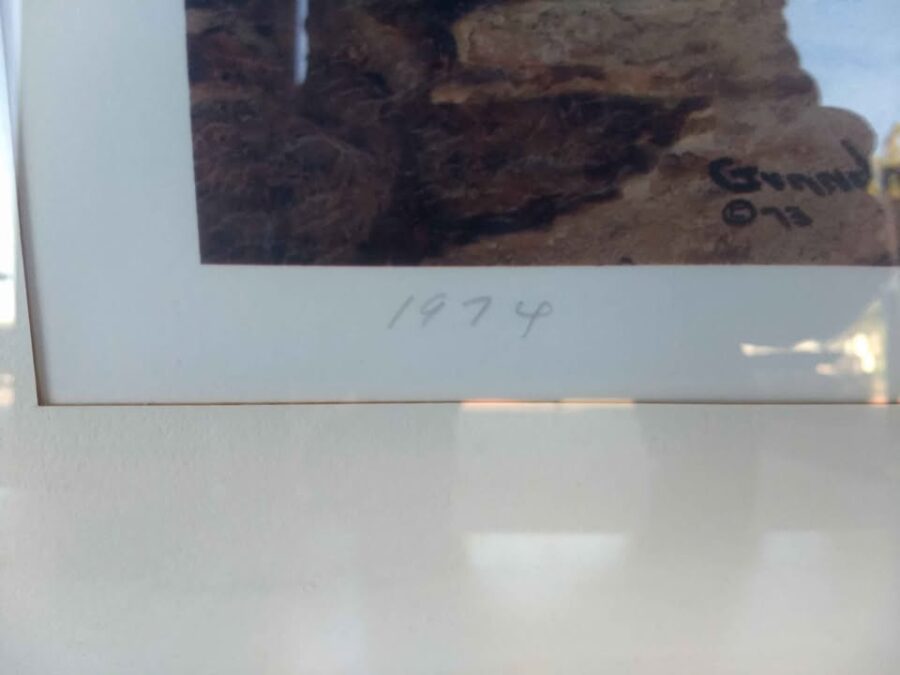 Pursuit And Attack Print - Signed Joe Grandee - 1974
