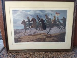 Pursuit And Attack Print close Pursuit And Attack Print - Signed Joe Grandee - 1974